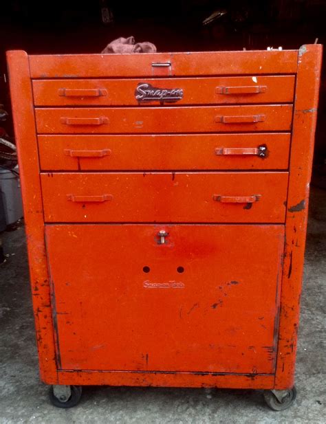 vintage metal tool box for sale|1950s snap on tool box.